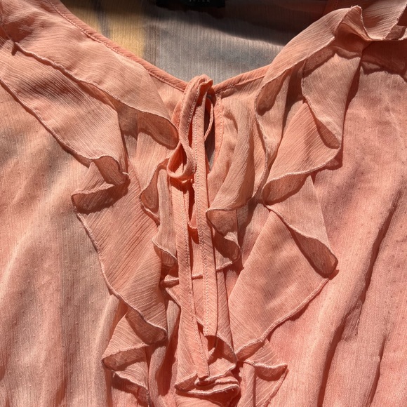 Suzy Shier light pink sheer top - Picture 6 of 6